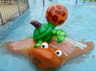 ไฟเบอร์กลาส Water Splash สำหรับเด็ก Aqua Park สระว่ายน้ำ Kids Water Park Equipment