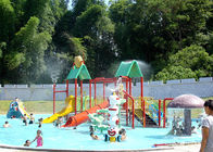ไฟเบอร์กลาส Aqua Park Kids Water House โครงการอาคารพาณิชย์กลางแจ้งปลอดภัย