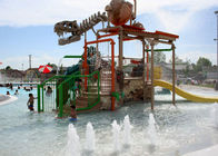 การก่อสร้างสวนน้ำกลางแจ้งการก่อสร้างไฟเบอร์กลาสเด็กสวนน้ำอุปกรณ์