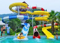 เกลียวน้ำนิ่งสำหรับอุปกรณ์สวนน้ำ Holiday Resort รวมกันสไลด์น้ำ