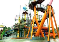 OEM Anti Ultraviolet Aqua สนามเด็กเล่น Pirate Ship Slide สำหรับ Resort Park