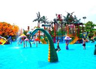 สนามเด็กเล่น Aqua แบบผสมสีสำหรับสระว่ายน้ำของโรงแรม