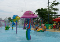 ฤดูร้อนสวนสนุกสระว่ายน้ำ Octopus สเปรย์อุปกรณ์สวนน้ำด้วยไฟเบอร์กลาส