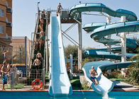 สไลด์น้ำความเร็วกลางแจ้ง Aqua Water Park สระว่ายน้ำสระว่ายน้ำพาณิชย์สีฟ้า
