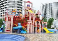 โครงสร้างการเล่นน้ำขนาดใหญ่สำหรับเล่นน้ำ Water House For Amusement Park