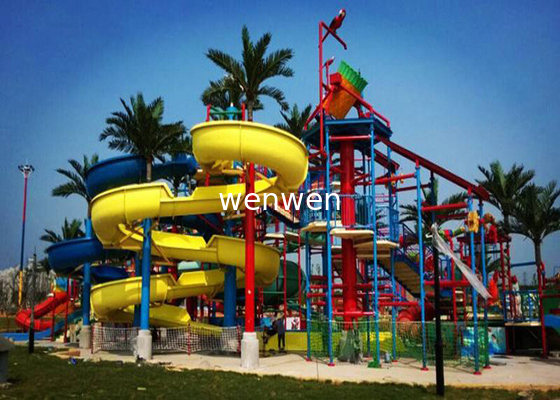 สนามเด็กเล่นไฟเบอร์กลาส Aqua Playground สำหรับผู้ใหญ่