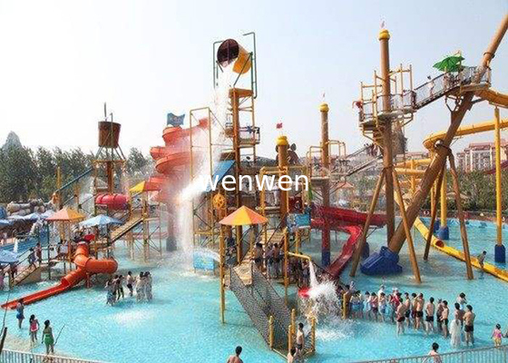ODM Anti Skid Aqua สนามเด็กเล่นสไลด์เรือโจรสลัด