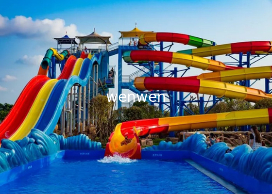 1 Rider สไลด์ปาร์คน้ํา สร้างจากไฟเบอร์กลาสทนทานและภาระ 1Rider/Slide