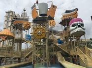 50 คน 30m3 / H Aqua Playground Pirate Ship Water House