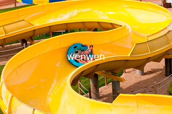 Holiday Resort Family Water Slide สไลด์ไฟเบอร์กลาสสำหรับสวนน้ำธีม