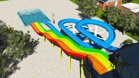 SGS Water Park Design ไฟเบอร์กลาสชุดกีฬาสระว่ายน้ำสไลด์