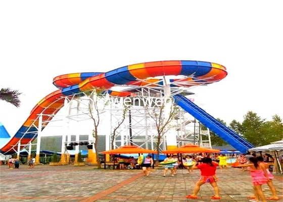 Custom Boomerang Water Slides อุปกรณ์สวนน้ำเชิงพาณิชย์สำหรับผู้ใหญ่