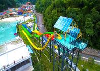 สไลด์น้ำความเร็วสูง 18 เมตรที่กำหนดเองสำหรับสวนสนุก
